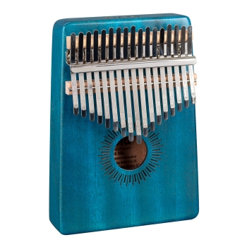 Sela Kalimba Mahagoni 17 Blau - inkl. Tasche