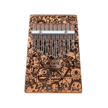 Art Series Kalimba 10 Little Monster Laser - inkl. Tasche