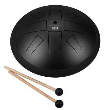 Sela Melody Tongue Drum 10“ A Hirajōshi Black - 8 Zungen