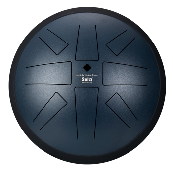 Sela Melody Tongue Drum 10“ D Akebono Navy Blue - 8 Zungen