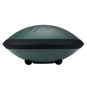 Sela Melody Tongue Drum 10“ C Golden Gate Dark Green - 8 Zungen
