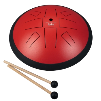 Sela Melody Tongue Drum 10“ C Pygmy Red - 8 Zungen
