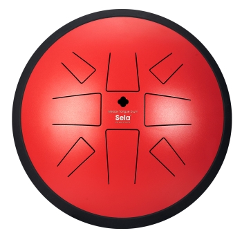 Sela Melody Tongue Drum 10“ C Pygmy Red - 8 Zungen