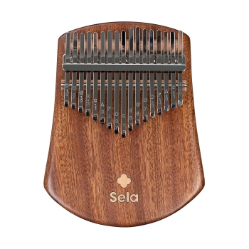 Sela Kalimba 17 Solid Sapelli - inkl. Tasche