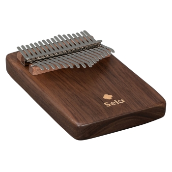 Sela Kalimba 17 Solid Black Walnut (Schwarze Walnuß) - inkl.Tasche