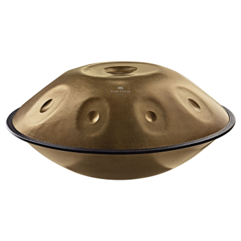 Meinl Sonic Energy Sensory Handpan - Stainless Steel - C# Moll - 9 Töne - 432 Hz - Vintage Gold - inkl. gepolsterter Tasche und Schutdeckel