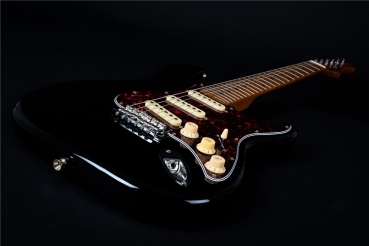 JET JS300 ELECTRIC GUITAR - BLACK - Roasted Maple Neck