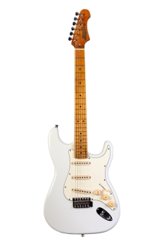 JET E-Gitarre JS-300 OW - weiß - Roasted Maple Neck