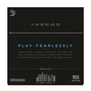 Preview: D`Addario NYXL1152 Nickel Wound, Medium Top / Heavy Bottom, 11-52 Preview: D`Addario NYXL1152 Nickel Wound, Medium Top / Heavy Bottom, 11-52