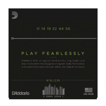 Preview: D`Addario NYXL1156 Nickel Wound, Medium Top / Extra-Heavy Bottom, 11-56 Preview: D`Addario NYXL1156 Nickel Wound, Medium Top / Extra-Heavy Bottom, 11-56