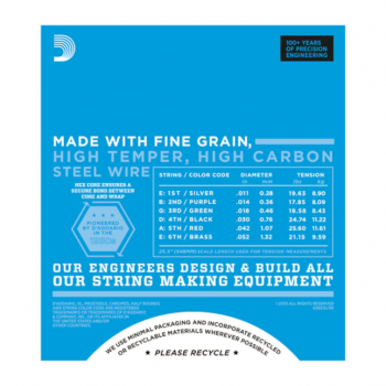 Preview: D`Addario EXL116 Nickel Wound, Medium Top/Heavy Bottom, 11-52 Preview: D`Addario EXL116 Nickel Wound, Medium Top/Heavy Bottom, 11-52