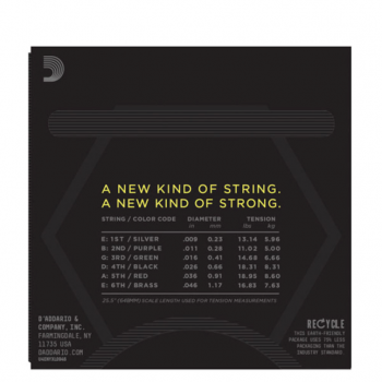 Preview: D`Addario NYXL0946 Nickel Wound, Super Light Top / Regular Bottom, 09-46 Preview: D`Addario NYXL0946 Nickel Wound, Super Light Top / Regular Bottom, 09-46
