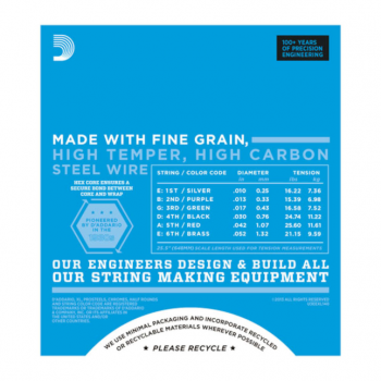 Preview: D`Addario EXL140 Nickel Wound, Light Top/Heavy Bottom, 10-52 Preview: D`Addario EXL140 Nickel Wound, Light Top/Heavy Bottom, 10-52