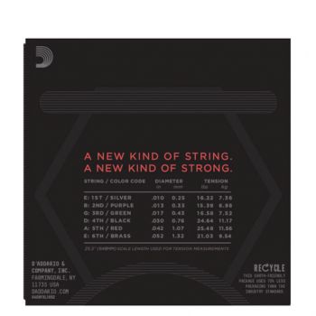 Preview: D`Addario NYXL1052 Nickel Wound Electric Guitar Strings, Light Top / Heavy Bottom, 10-52 Preview: D`Addario NYXL1052 Nickel Wound Electric Guitar Strings, Light Top / Heavy Bottom, 10-52