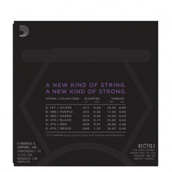 Preview: D`Addario NYXL1149 Nickel Wound Electric Guitar Strings, Medium, 11-49 Preview: D`Addario NYXL1149 Nickel Wound Electric Guitar Strings, Medium, 11-49