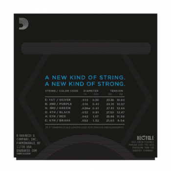 Preview: D`Addario NYXL1252W Nickel Wound, Light Wound 3rd, 12-52 Preview: D`Addario NYXL1252W Nickel Wound, Light Wound 3rd, 12-52