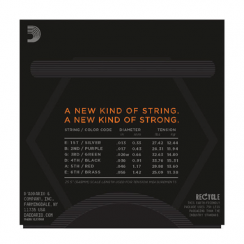 Preview: D`Addario NYXL1356W Nickel Wound, Medium Wound 3rd, 13-56 Preview: D`Addario NYXL1356W Nickel Wound, Medium Wound 3rd, 13-56