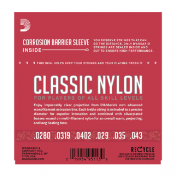 EJ27N Saitensatz - Student Nylon - Normal Tension