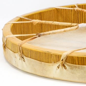 Preview: Schamanentrommel Ziege - rund - 50cm - inkl. Schlägel