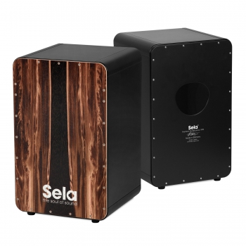 Sela Cajon - CaSela - Black Dark Nut - Professional Snare Cajon