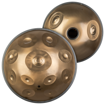 Preview: Sela Harmony Handpan HP201 - D Kurd 13 (11+2) - 440Hz - Stainless Steel - inkl. Gigbag