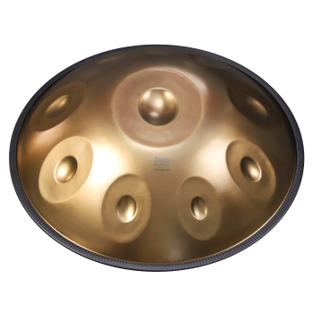 Sela nomo Handpan Edelstahl - D-Kurd 9 - Edelstahl - 440 Hz - inkl. Gigbag