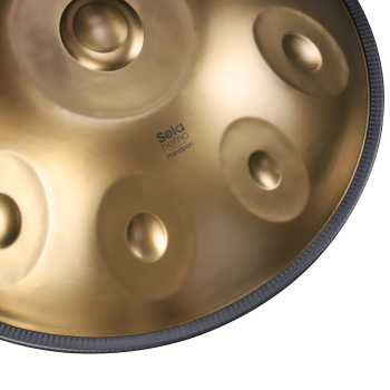 Preview: Sela nomo Handpan 9+3 - Edelstahl mit Bottom Notes - 440 Hz - D-Kurd - inkl. Gigbag
