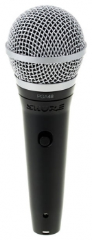 Shure PGA48-XLR  - inkl. XLR-Kabel, Klemme und Tasche