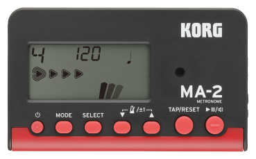 Korg Metronom MA-2 - schwarz/rot