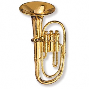 Tuba - magnetisch - Metall gold colour