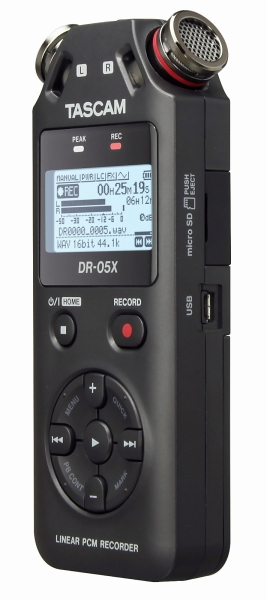 Tascam DR-05X - Linear-PCM/MP3-Recorder