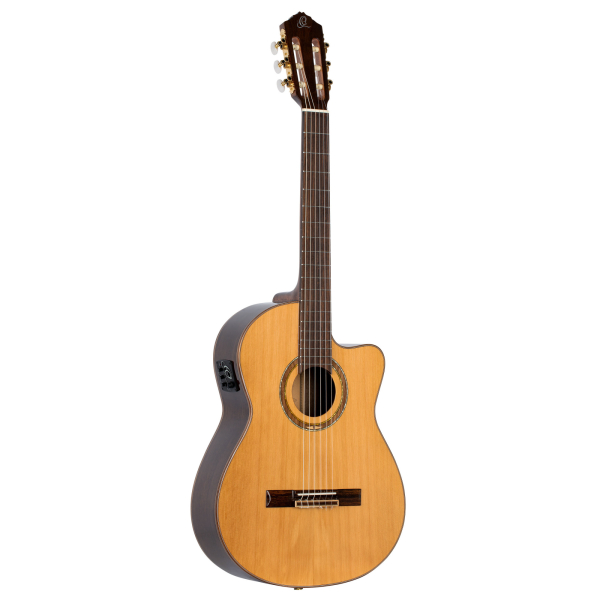 Ortega RCE159-MN - massive Zederndecke - inkl. Gigbg - 50mm Medium Neck