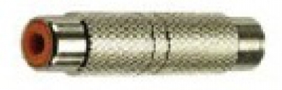 Cinch-Cinch Adapter, nickel, Dreitec 1805