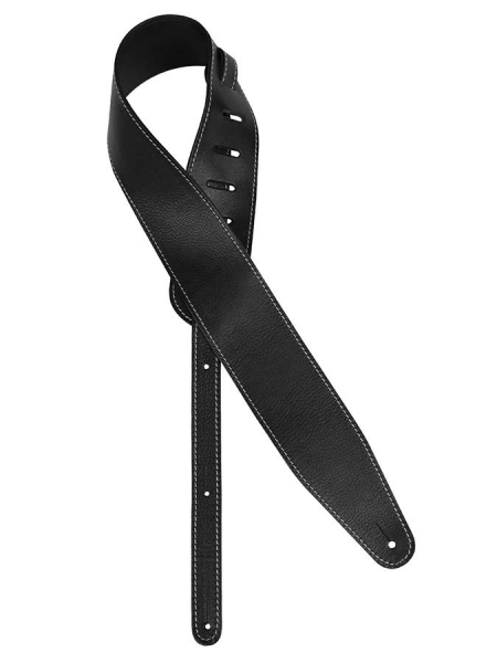 Gaucho Ledergurt - Cobbler Series - schwarz  - Made in Italy - 7cm Breite