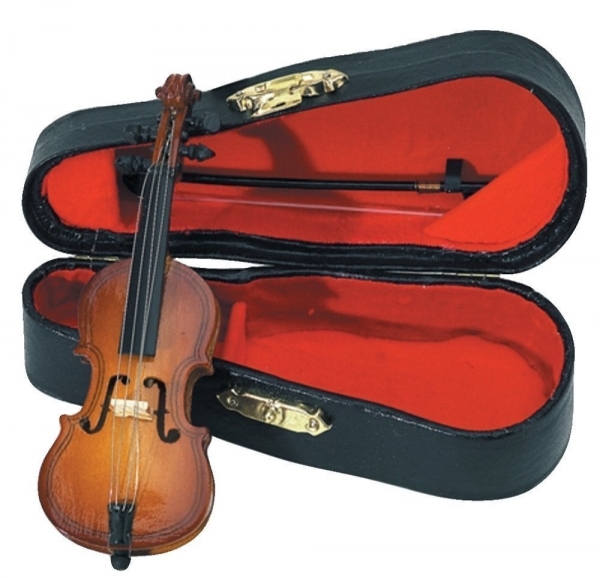 Cello Miniatur - Holz - inkl. Etui