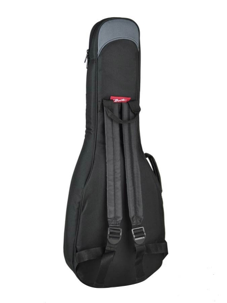 Boston Super Packer Gigbag für Bariton-Ukulele - UKB25-BG - schwarz/grau