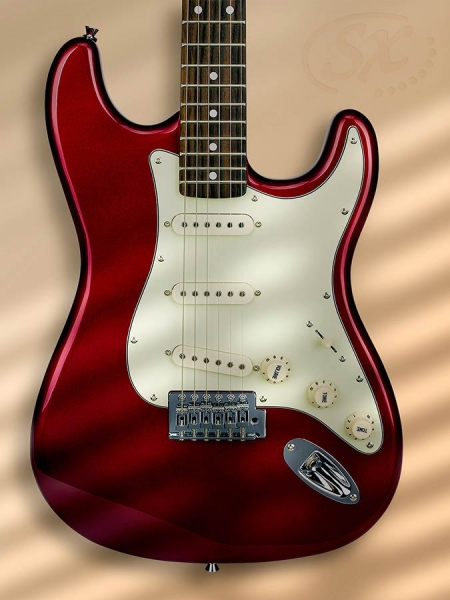 SX - SST62-CAR - Retro Series E- Gitarre - 62er vintage Style - candy apple red