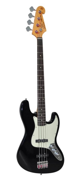 SX E-Bass SJB62-BK - 62 Vintage J-Style - inkl. Gigbag -