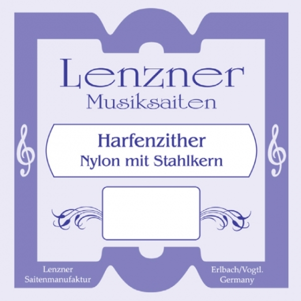 Lenzner Saitensatz - Nylon mit Stahlkern - 40-saitig - auch für elektromagnetische Tonabnahme geeignet