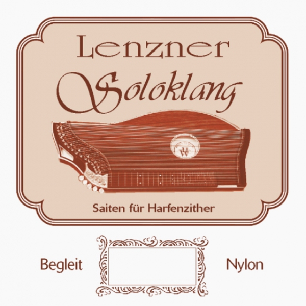 Lenzner Zither-Griffbrettsaiten - Soloklang - für Konzert- und Harfenzither - Münchner Stimmung