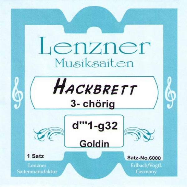 Hackbrett Lenzner - Einzelsaite (1 Stück) - d 1 - Silberstahl blank