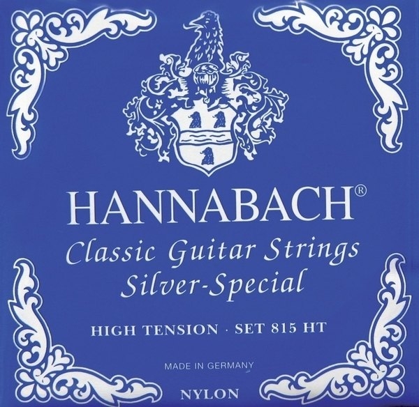 HANNABACH KLASSIKGITARRENSAITEN - SERIE 815 - HIGH TENSION - SILVER SPECIAL