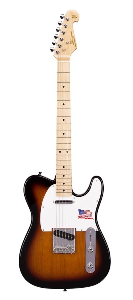 SX Mod. STL/ALD/3TS - sunburst -  Korpus aus amerikanischer Erle - Hals: kanadischer Ahorn
