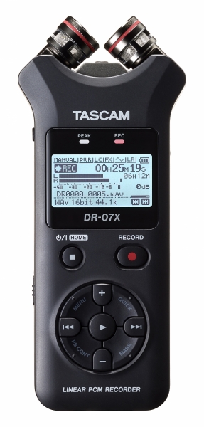 Tascam DR-07 X - Tragbarer Stereo Audiorecorder und USB Interface