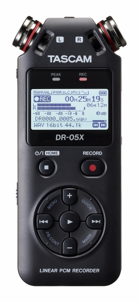 Tascam DR-05X - Linear-PCM/MP3-Recorder