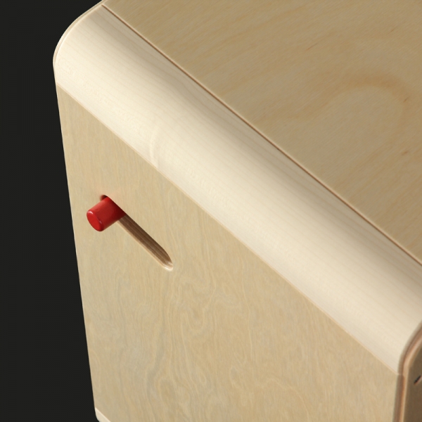 Sela Cajon - CaSela Pro Satin Nuss - Professional Snare Cajon mit On/Off Mechanik
