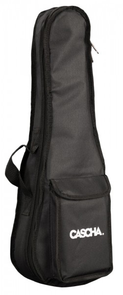 Cascha Premium Mahagoni Tenor-Ukulele Bundle - inkl. Gigbag, 3 Plektren, Stimmgerät und Lernheft