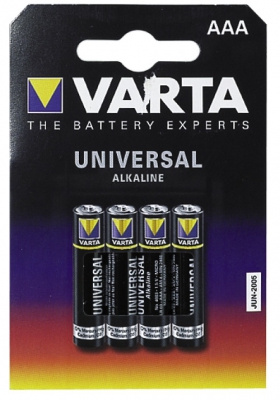 Varta Batterie Alkaline Micro AAA- 4-er Pack