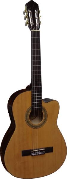 M.P.Bargulino MP-112 - Decke: Fichte laminiert - 4-Band EQ - Cutaway
