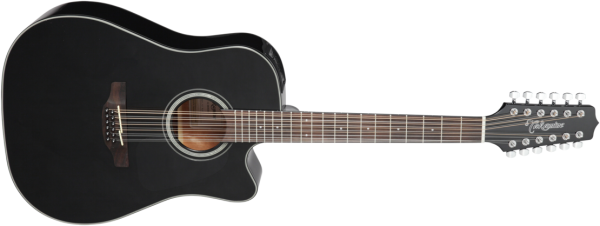 TAKAMINE Westerngitarre, G-Serie, GD30CE-12 BLK, Dreadnought/C, 12-Saiter, inkl. Tonabnehmer